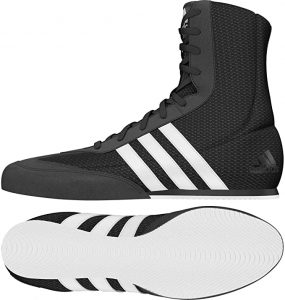 black adidas boxing boots